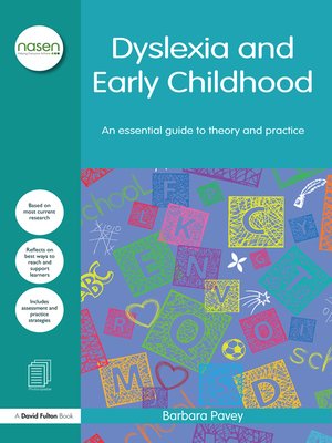 cover image of Dyslexia and Early Childhood
